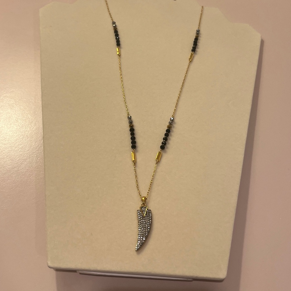 Stella & Dot + Rebecca Minkoff Janson Horn Pendant